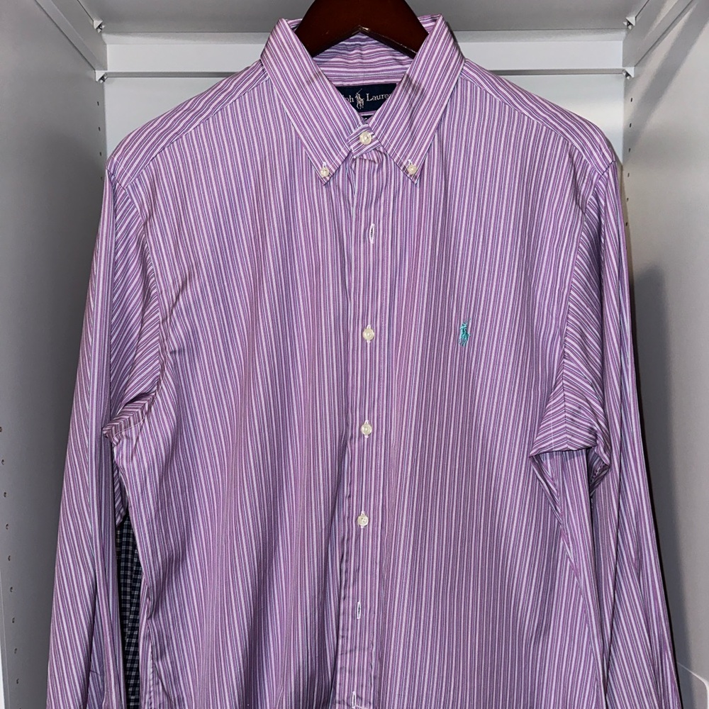 NWT Men’s Ralph Lauren Classic Fit Poplin Shirt Size 16